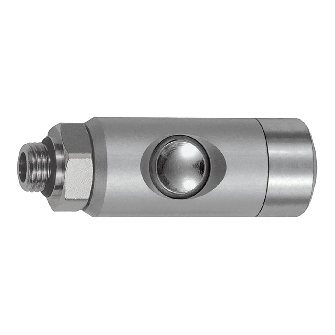 Riegler Raccord de sécurité à bouton-poussoir NW 5,5, pivotant, alu, G 1/4 AG