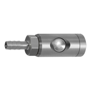 Riegler Raccord de sécurité à bouton-poussoir NW 7,4, pivotant, ES, embout LW 9