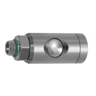 Riegler Raccord de sécurité à bouton-poussoir NW 7,4, pivotant, ES, G 1/4 AG
