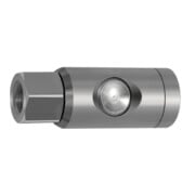 Riegler Raccord de sécurité à bouton-poussoir NW 7,4, pivotant, ES, G 3/8 IG-1