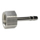 Riegler Raccord de tuyau à visser, G 1/2 int., pour tuyau Ø 9 mm, SW 24, MS nickelé