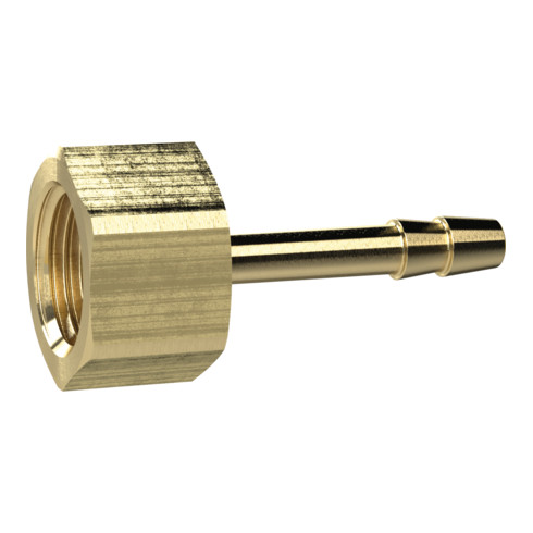 Riegler Raccord de tuyau à visser, G 1/8, pour tuyau Ø 4 mm, SW 14, MS