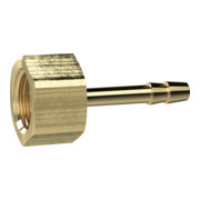 Riegler Raccord de tuyau à visser, G 1/8, pour tuyau Ø 4 mm, SW 14, MS
