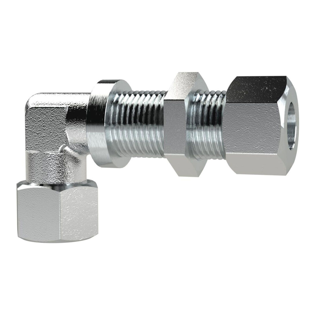 Riegler Raccord d'étanchéité d'angle, Ø ext. tube 6 mm, acier galvanisé, WSV6SST