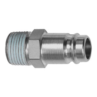Riegler Raccord, DN 10, acier trempé/galvanisé, R 1/4 AG, revêtement PTFE