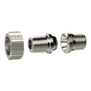 Riegler Raccord double à dévisser, conique étanche, R 1 a., R 1 a., MS vern.