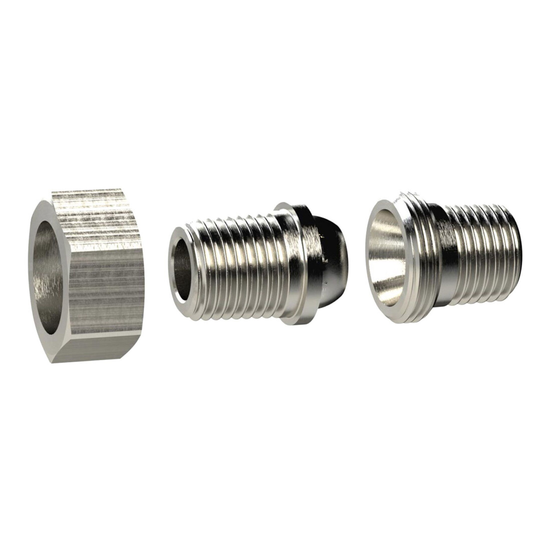 Riegler Raccord double à dévisser, conique étanche, R 1 a., R 1 a., MS vern.