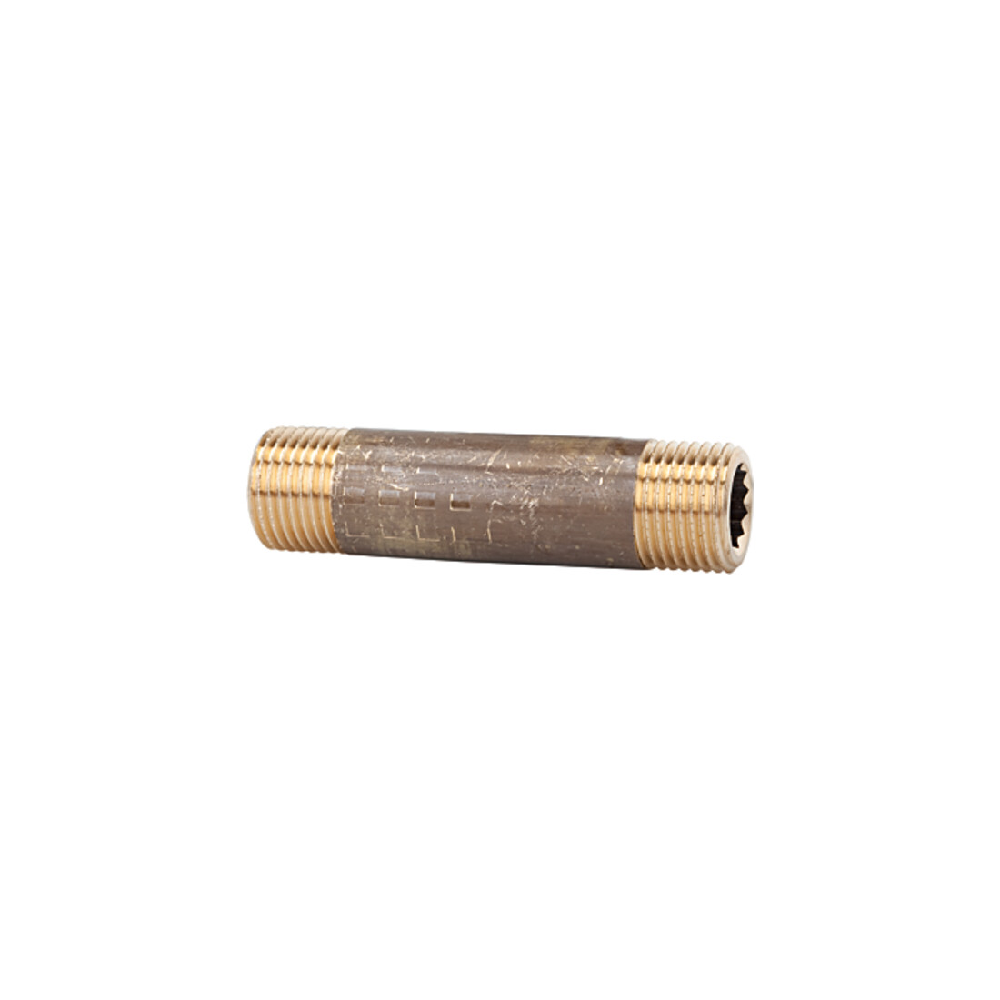 Riegler Raccord double fileté, G 1/2, L 60 mm, laiton brut