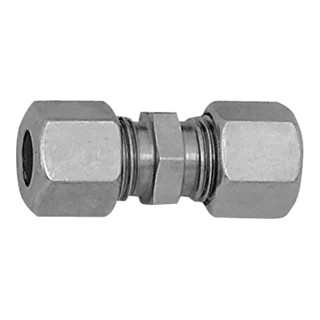 Riegler Raccord droit, Ø ext. tube 10 mm, acier galvanisé