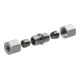 Riegler Raccord droit, Ø ext. tube 10 mm, acier galvanisé