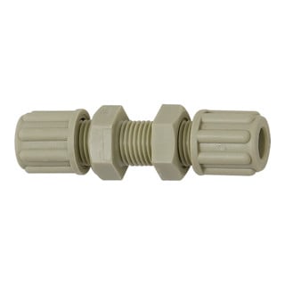 Riegler Raccord droit à étanchéité, M14x1,5, pour tuyau 6/8 mm, SW 19, PP