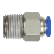 RIEGLER Raccord droit à emboîtement série bleue mini R 1/8-1