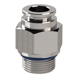 Riegler Raccord droit à visser G 1/4 ext. tuyau Ø 4, ES 1.4404