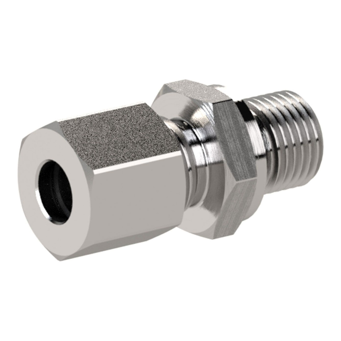 Riegler Raccord droit à visser, G 1/4, Ø ext. tube 6, ES 1.4571