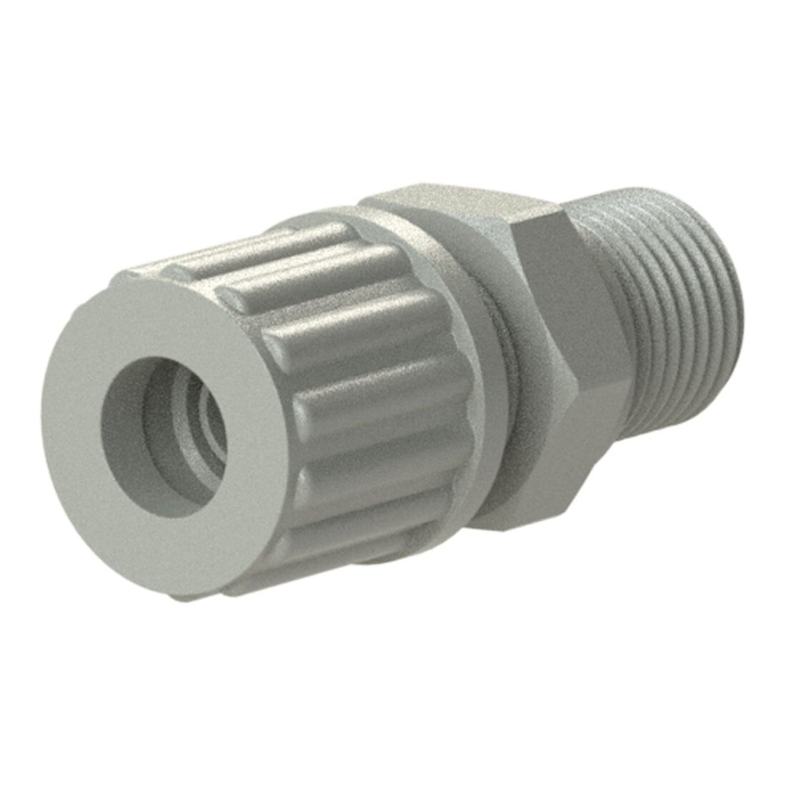 Riegler Raccord droit à visser G 1/4", pour tuyau 8/10 mm, PP