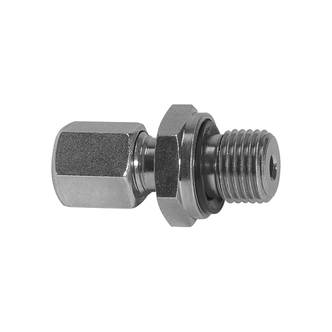 Riegler Raccord droit à visser, G 1/8 ext., Ø tube 10, acier zingué, GE1810LSTNBR