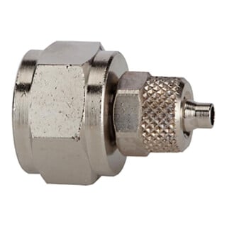 RIEGLER Raccord droit à visser G 3/8 i. pour tuyau 6/4 mm