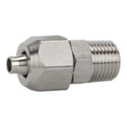 Riegler Raccord droit à visser, R 1/8 ext., tuyau 8/6, ES 1.4404-1