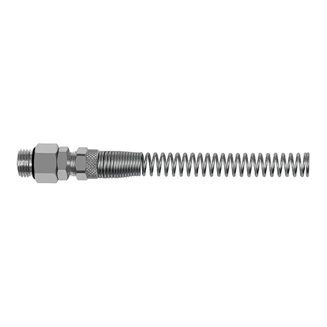 RIEGLER Raccord droit à visser Ressort anti-pliage, rotatif G 1/4 a 6/4 mm