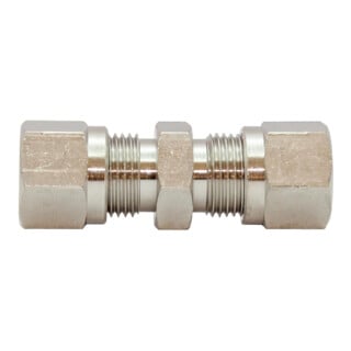 Riegler Raccord droit, Ø extérieur tube 15 mm, SW 24, SW1 27, MS vern.