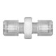 Riegler Raccord droit pour tuyau, pour tuyau 8/10 mm, SW 22, PFA