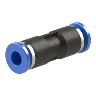 RIEGLER Raccord droit série bleue mini, plastique