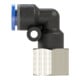 Riegler Raccord emboîtable en L « Série bleue », pivotant, M5 intérieur, Ø 6 mm
