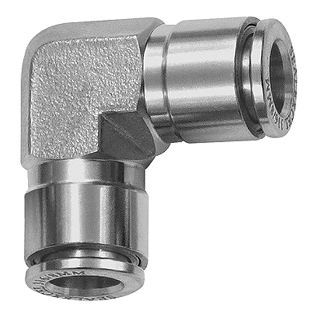 Riegler Raccord en L, pour tuyau Ø ext. 14, acier inoxydable 1.4404