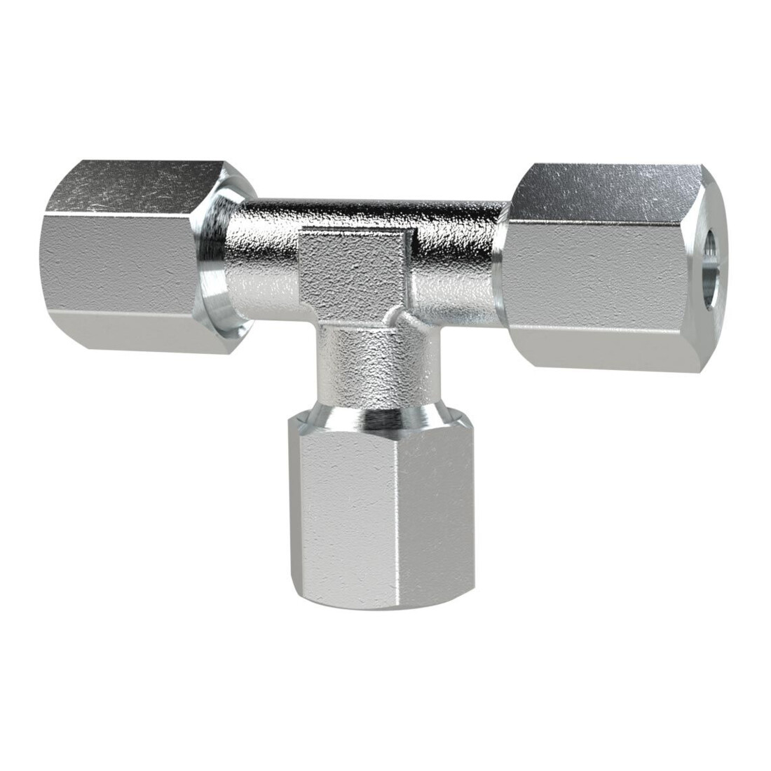 Riegler Raccord en T, Ø ext. tuyau 16 mm, acier galvanisé