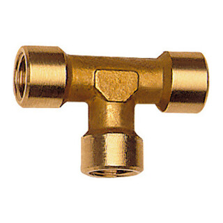 RIEGLER Raccord en T intérieur/intérieur/intérieur, Raccord : 1/4 pouce