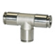 Riegler Raccord en T, pour tuyau Ø ext. 12 mm, 15 bar, inox 1.4404