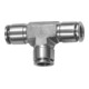 Riegler Raccord en T, pour tuyau Ø ext. 4, acier inoxydable 1.4404