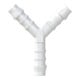 Riegler Raccord en Y pour tuyau LW 4, angle 90°, POM