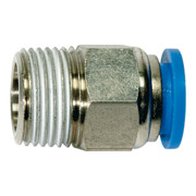 RIEGLER Raccord enfichable droit Bleu Série R 1/8 a. Diamètre du tuyau 10 mm