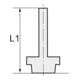 Riegler Raccord fileté à emboîtement »click-clock«, M5 ext., Ø tuyau 5