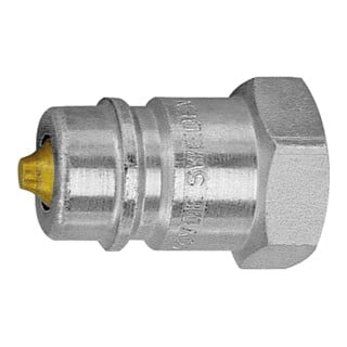 Riegler Raccord fileté avec éliminateur de pression, série A, NW 13, G 1/2 IG