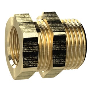 Riegler Raccord fileté étanche, M42x2 ext., G 1 int., Clé1 45, Clé2 50, Laiton