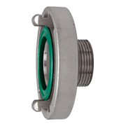 Riegler Raccord fixe Storz, acier inoxydable V4A, taille Storz 65, G 2 1/2 AG-1