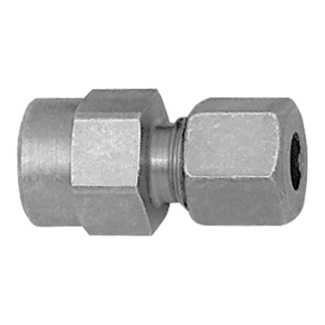 Riegler Raccord manuel G 1/2 i., Ø ext. tube 6, acier zingué