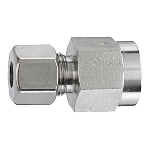 Riegler Raccord manuel, G 1/4 int., Ø ext. tube 6, ES 1.4571