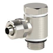 Riegler Raccord pivotant coudé, joint torique, G 1/8 a., pour tuyau 5/3-1