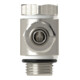 Riegler Raccord pivotant coudé, joint torique, M5 ext., pour tuyau 6/4