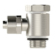 Riegler Raccord pivotant d'angle, joint torique, G 1/4 ext., pour tuyau 6/4-4