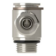 Riegler Raccord pivotant d'angle, joint torique, G 3/8 a., pour tuyau 12/10-2