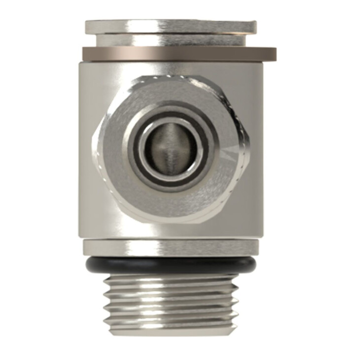 Riegler Raccord pivotant d'angle, joint torique, G 3/8 a., pour tuyau 12/10
