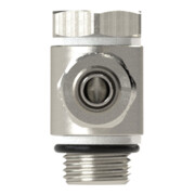 Riegler Raccord pivotant d'angle, joint torique, M5 ext., pour tuyau 5/3-5