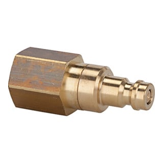 Riegler Raccord pour raccord NW 5, fermeture des deux côtés, MS brut, G 1/8 IG
