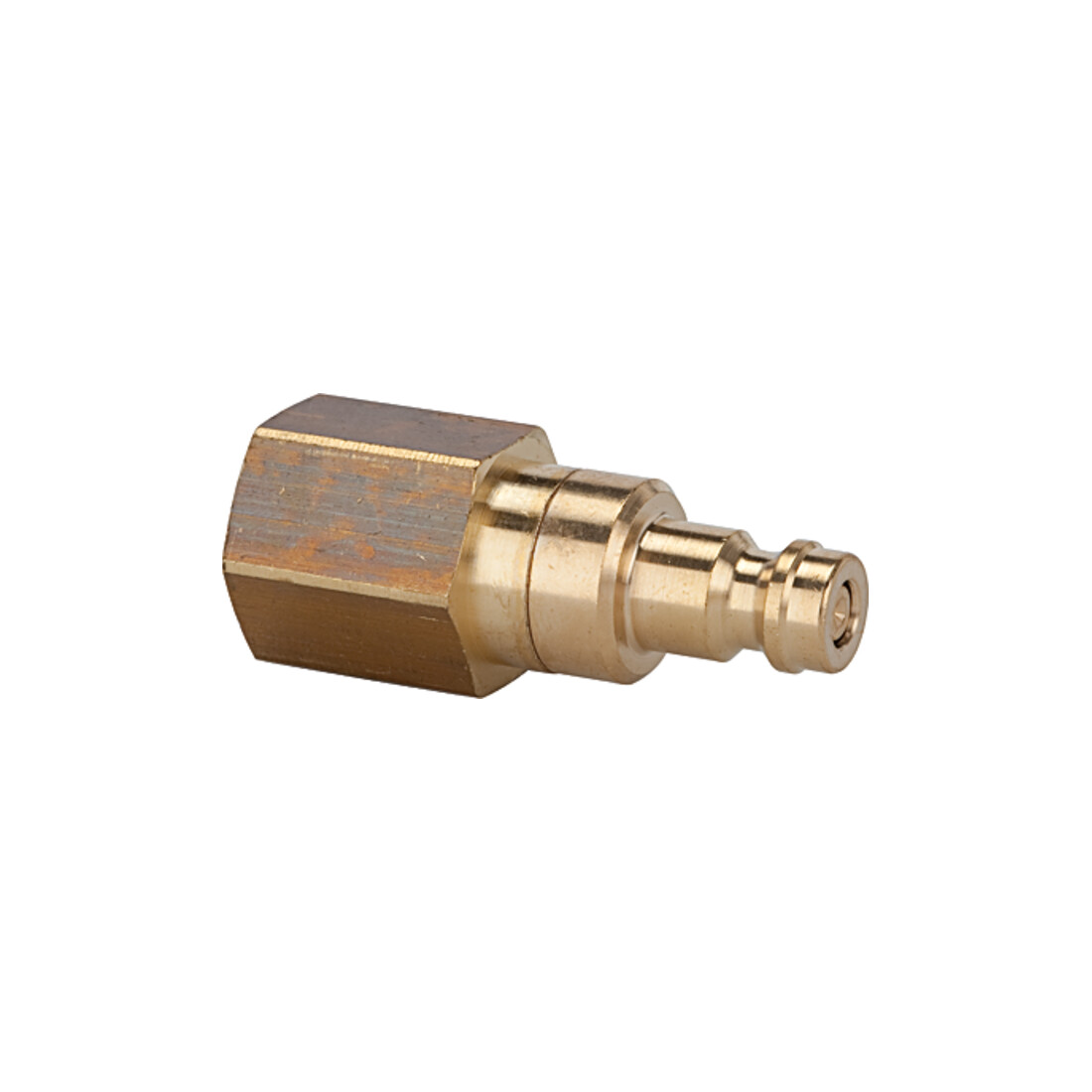 Riegler Raccord pour raccord NW 5, fermeture des deux côtés, MS brut, G 1/8 IG