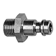 Riegler Raccord pour raccords NW 5, acier inoxydable 1.4305, G 3/8 AG, SW 19-1