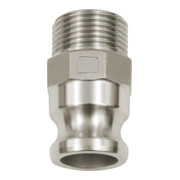 Riegler Raccord rapide Kamlok mâle, type F, alu, R 1 1/4-1